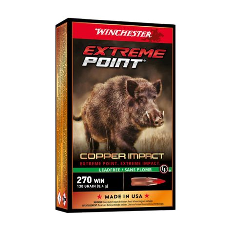 BALLES 270WIN EXTREME POINT LEAD FREE 130GR