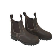 BOOTS COQUEES ADULTE MARRON