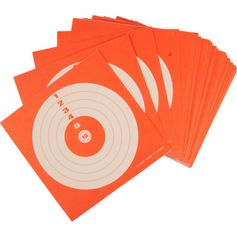 CIBLES 10X10 ROUGE X100