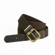 CEINTURE ELASTIC GDE TAILLE MARRON