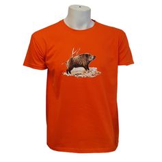 TEE SHIRT SANGLIER ORANGE