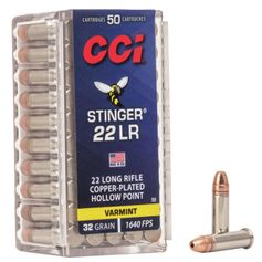 BALLES 22LR STINGER 32GR CUIVREE