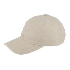 CASQUETTE BASEBALL COTON BEIGE