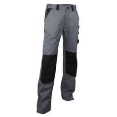 PANTALON DE TRAVAIL GRIS/NOIR