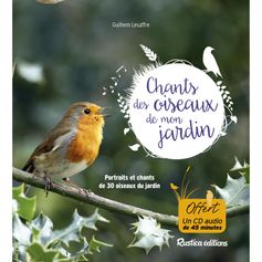 LIVRE CD CHANTS DES OISEAUX JARDIN