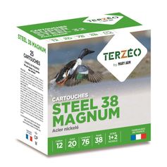 CARTOUCHES STEEL MAGNUM38 12MAG 38G