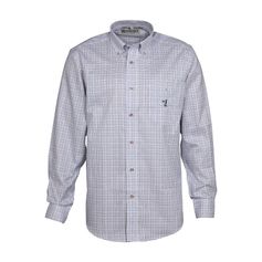 CHEMISE PETITS CARREAUX BLEU