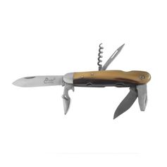 COUTEAU MULTIFONCTIONS NAVETTE EN POINTE DE CORNE