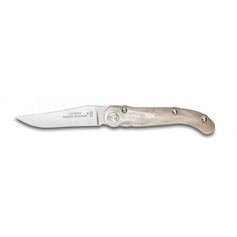 COUTEAU LAGUIOLE BAROUDEUR MANCHE CORNE CLAIR