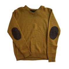 PULL COL V VITCH MOUTARDE