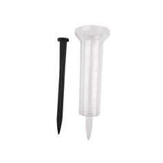 PLUVIOMETRE PLASTIQUE AVEC PIED 44CM