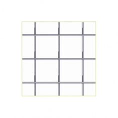 GRILLAGE DAMIER MAILLE 19MM