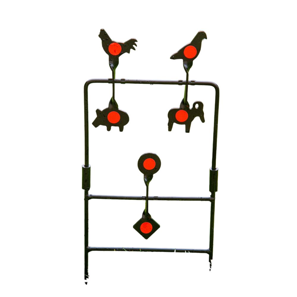 6 CIBLES TOURNANTES METALLIQUES