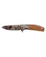 COUTEAU PLIANT LAME CERF +ETUI