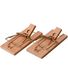 TAPETTE SOURIS EN BOIS X2