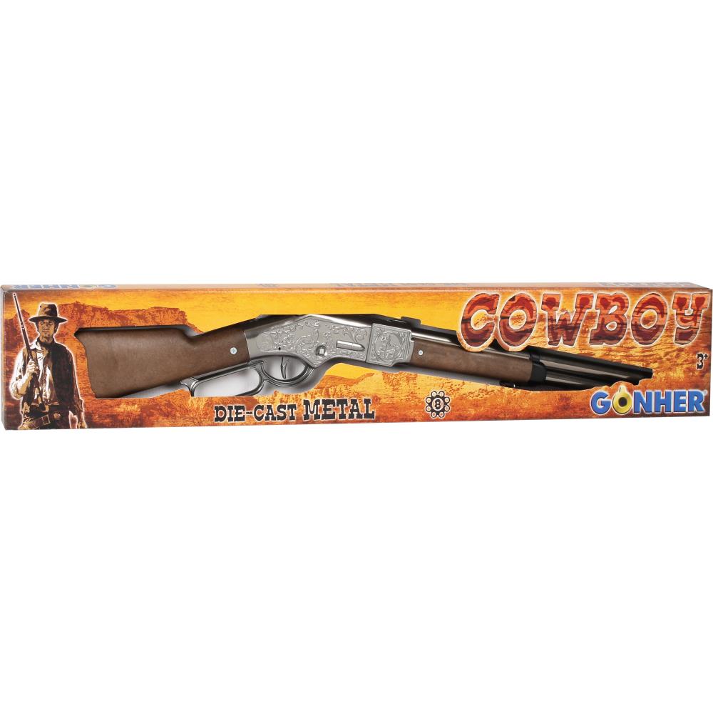 Cowboy : Pistolet amorce 8 coups - AU BAL MASQUÉ