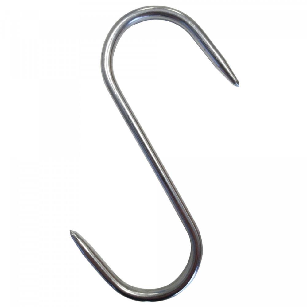 CROCHETS INOX X10 14CM DIAMETRE 5MM