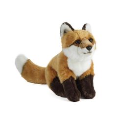 PELUCHE RENARD ASSIS 40CM