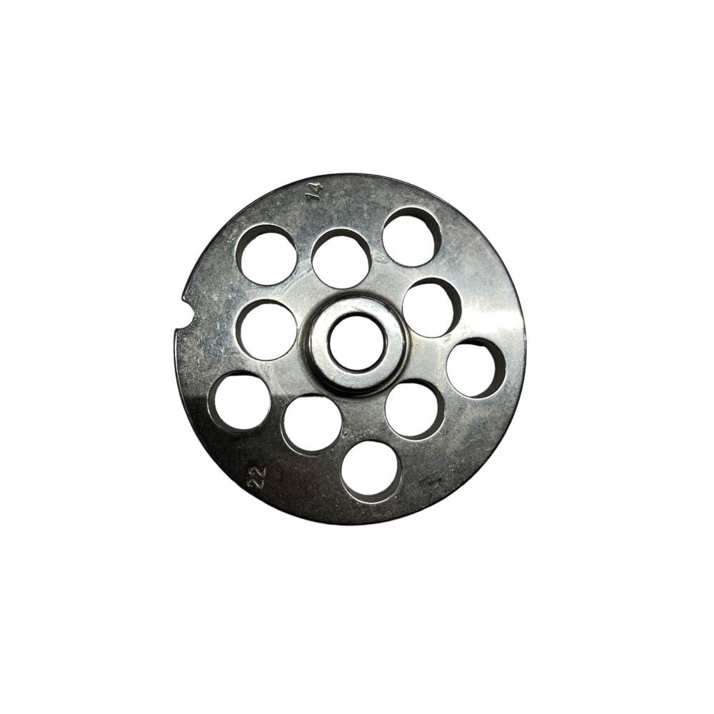 GRILLE HACHOIR N°22 ACIER 14MM  (AVEC EPAULEMENT)