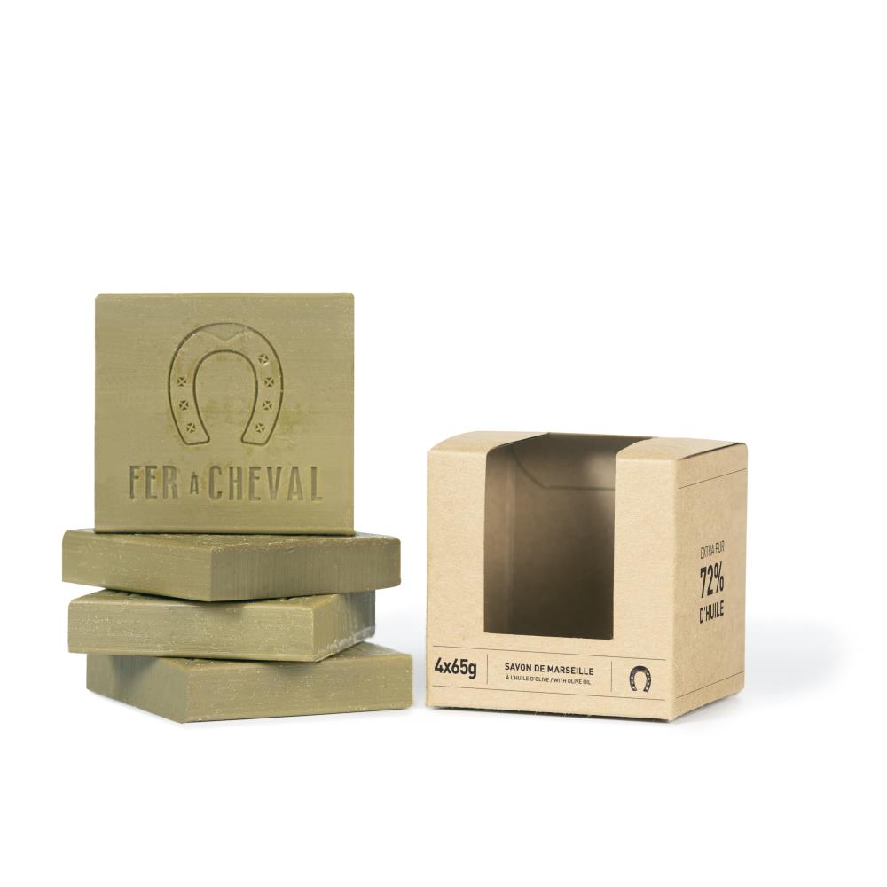 SAVON DE MARSEILLE 4 TRANCHES OLIVE