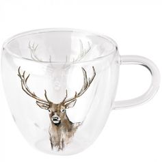 TASSE EN VERRE CERF MODERNE 0,25L