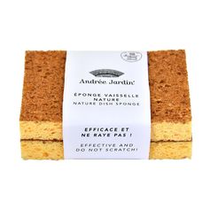 EPONGE VAISSELLE NATURELLE X2