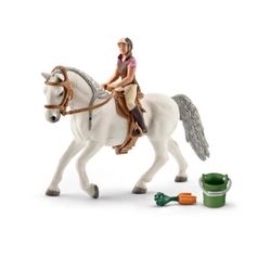 COFFRET CAVALIERE SUR JUMENT LIPIZZAN