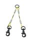 ACCOUPLE CABLE XTREME 2 CHIENS JAUNE
