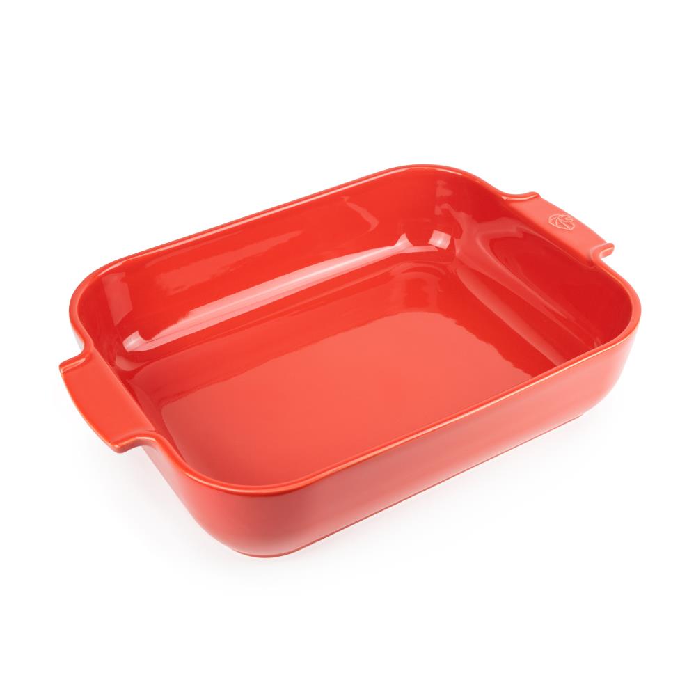 PLAT FOUR RECTANGULAIRE 40 CM ROUGE