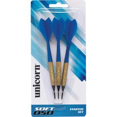 3 FLECHETTES POINTE PLASTIQUE 050