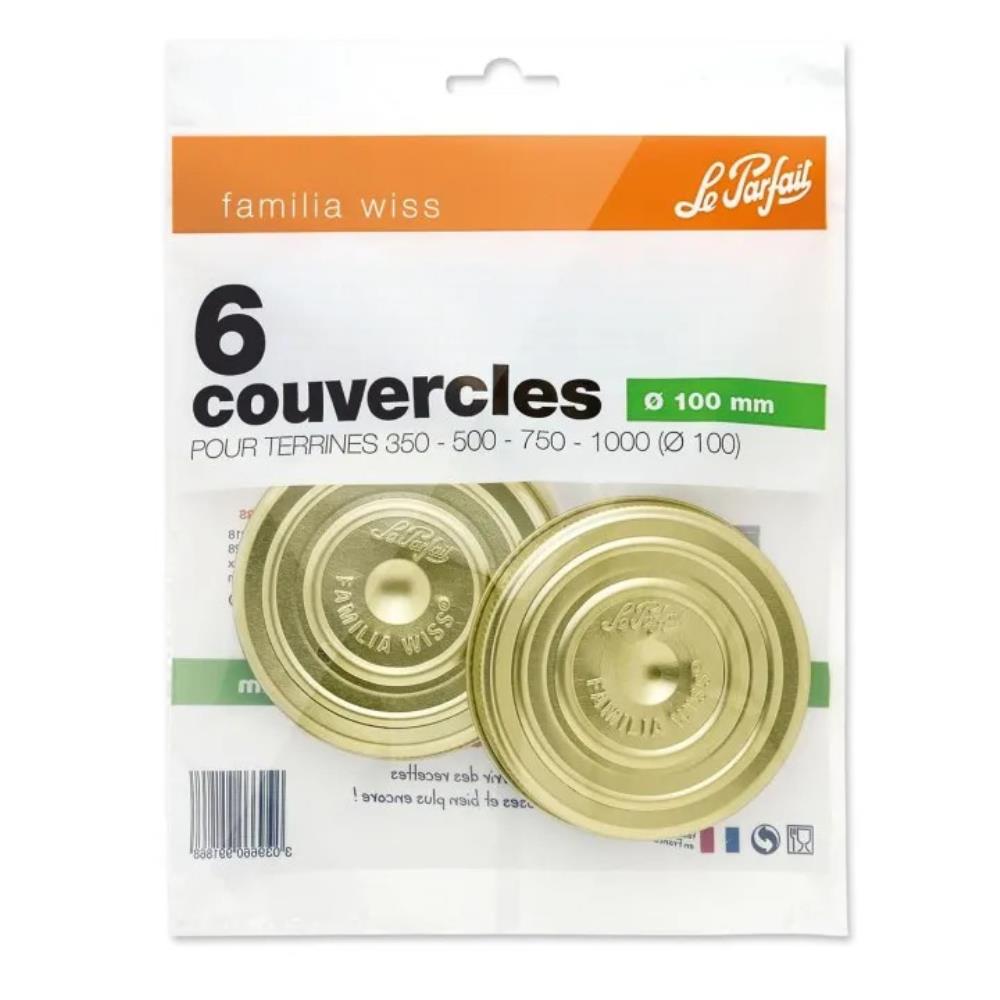 COUVERCLES POUR TERRINES D100 X6
