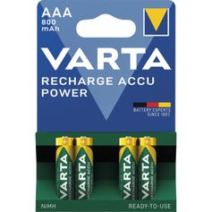 PILE AAA/R03 RECHARGEABLE X4 800MAH