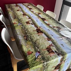 TOILE CIREE MARECAGE 140X300CM