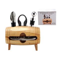 KIT SOMMELIER TONNEAU 4 PCS