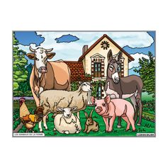 COLORIAGE ANIMAUX DE LA FERME