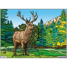 COLORIAGE LE CERF