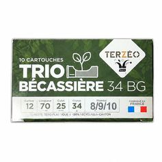 CARTOUCHES NEW BIO TRIO BECASSIERE 12/70 34G