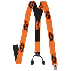 BRETELLES A BOUTONS ORANGE