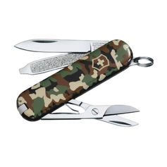 COUTEAU SUISSE CLASSIC CAMO 7 FONCTIONS