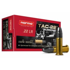 BALLES 22LR SUBSONIQUE 40GR X50