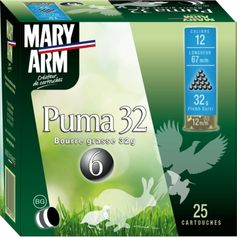 CARTOUCHES PUMA 32 12/67 32G BG X25
