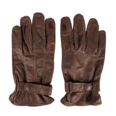 GANTS CUIR MARRON