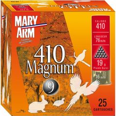 CARTOUCHES 410MAG 19G BJ X25