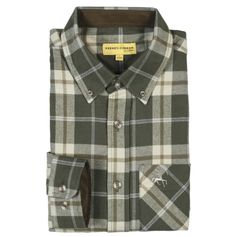 CHEMISE SPANIEL CARREAUX KAKI