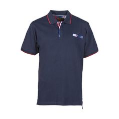 POLO MANCHES COURTES RANDO MARINE