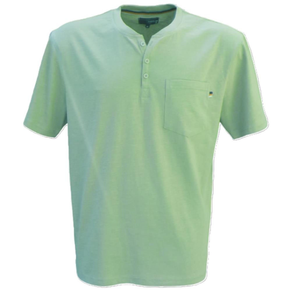 TEE SHIRT TIBO COL TUNISIEN ANIS