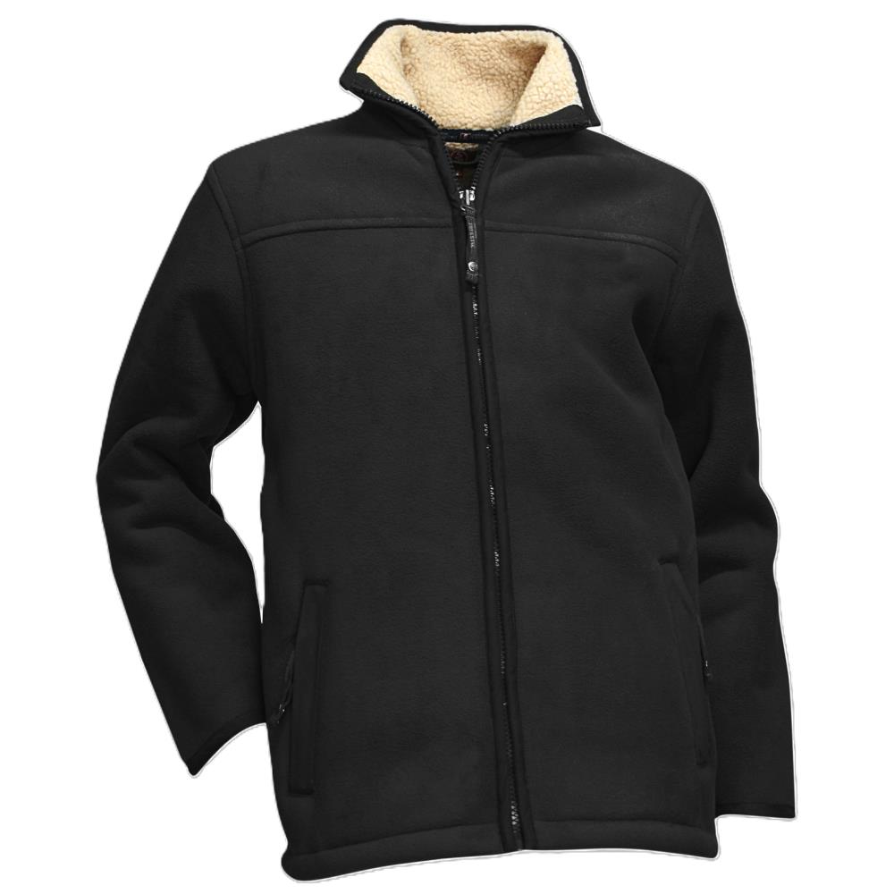 VESTE POLAIRE ECORCE NOIR