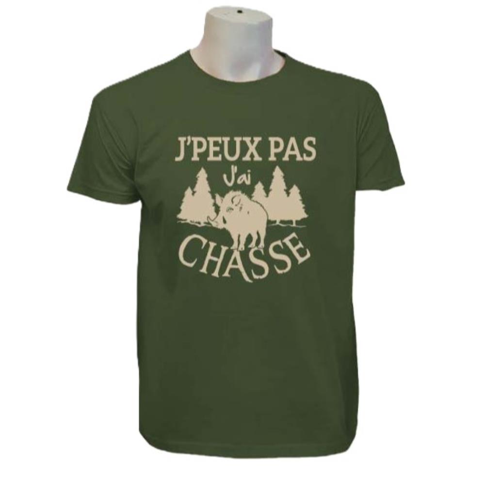 TEE SHIRT JPP CHASSE SANGLIER KAKI