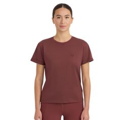 TEE-SHIRT FEMME HYDRA BORDEAUX