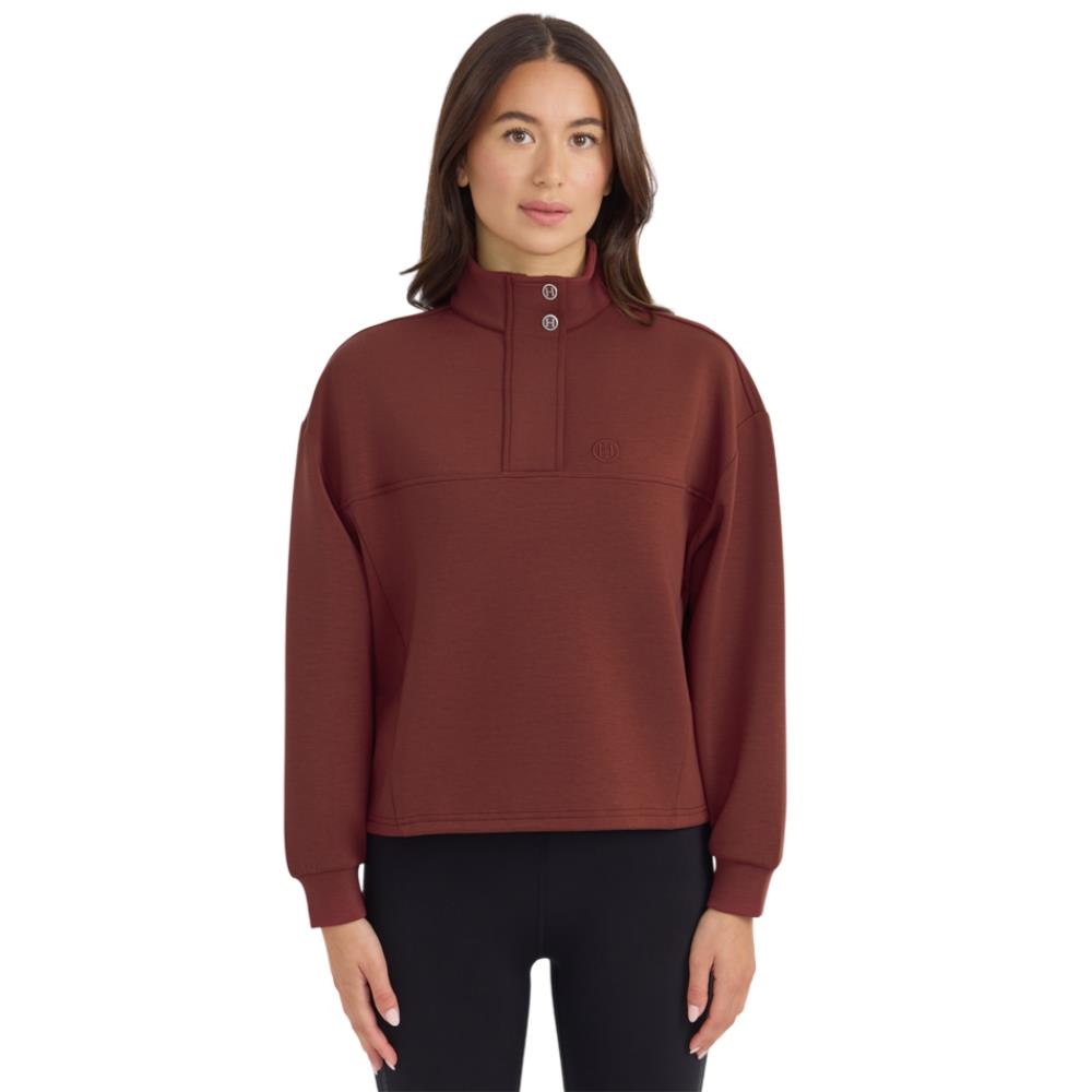 SWEATSHIRT FEMME CASSANDRE BORDEAUX